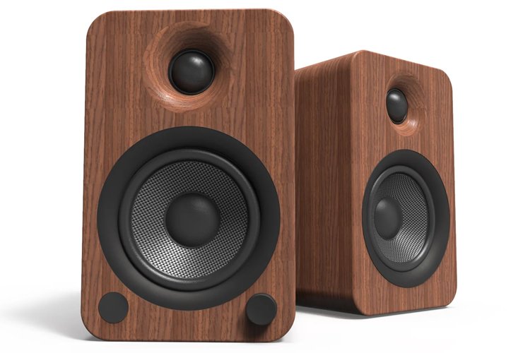 YU4 Powered Speakers – Premium Audio Performance with Stunning Walnut Finish