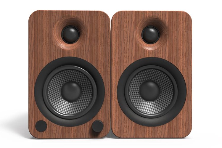 YU4 Powered Speakers – Premium Audio Performance with Stunning Walnut Finish