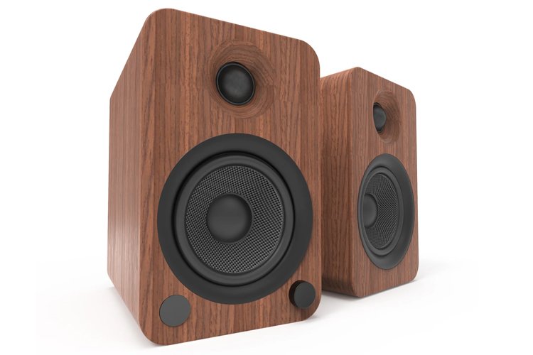 YU4 Powered Speakers – Premium Audio Performance with Stunning Walnut Finish