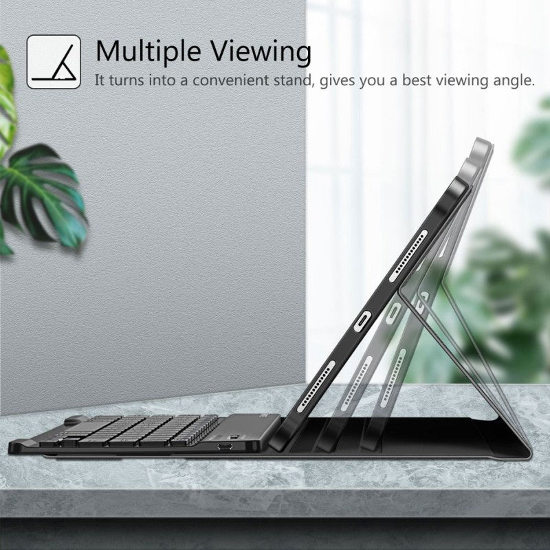 IPad Keyboard Case For IPad Magnetically Detachable Wireless Keyboard Folio Cover iPad 10.2 7/8/9