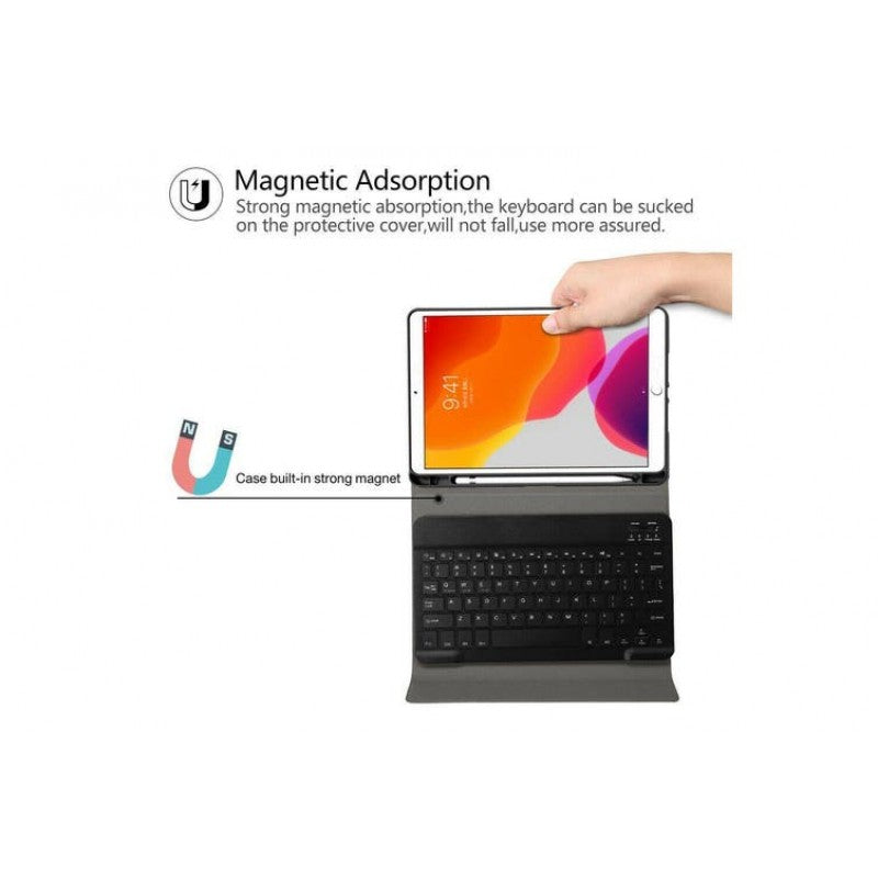 IPad Keyboard Case For IPad Magnetically Detachable Wireless Keyboard Folio Cover iPad 10.9 Air 3/4/11 pro