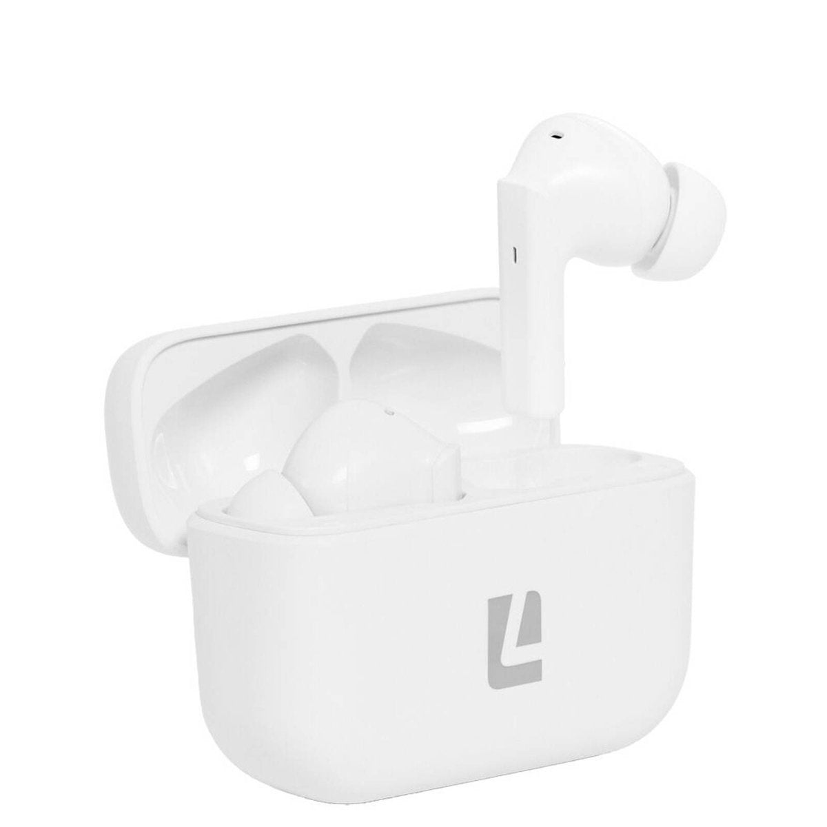 Liquid Ears Active Noise Cancellation True Wireless Earbuds – White