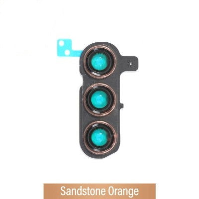 Rear Camera Lens Back Glass Cover for Samsung Galaxy S24 Plus S926B GH98-48902G (Gold)-Sandstone Orange