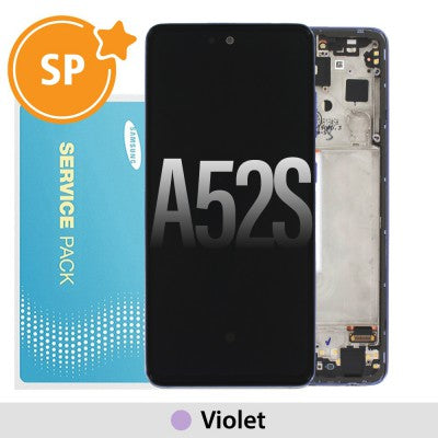 Tecguru-Samsung Galaxy A52s 5G A528B OLED Screen Replacement Digitizer GH82- 26863E (Service Pack)-Mint