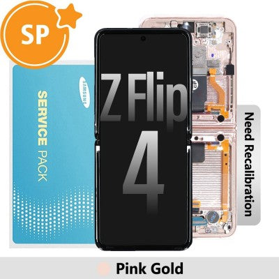 Tecguru-Samsung Galaxy Z Flip4 F721B Screen Digitizer Replacement GH82-30238E (Service Pack)-Navy