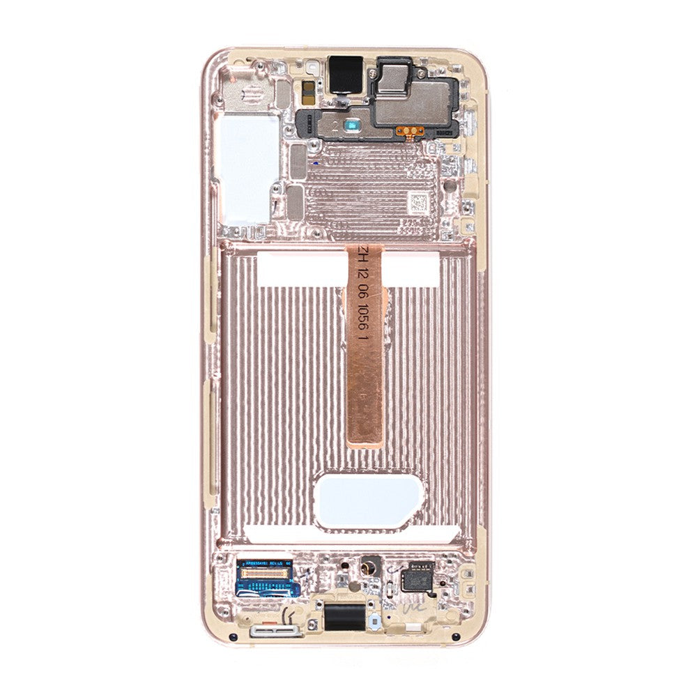 Samsung Galaxy S22 Plus 5G S906B OLED Screen Replacement with Frame GH82-27500F/27501F (Gold)-Violet