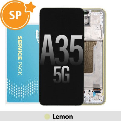 Tecguru-Samsung Galaxy A35 5G A356B OLED Screen Replacement Digitizer GH82-34224A (Service Pack)