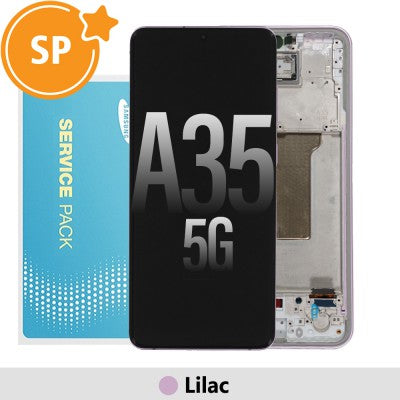 Tecguru-Samsung Galaxy A35 5G A356B OLED Screen Replacement Digitizer GH82-34224A (Service Pack)