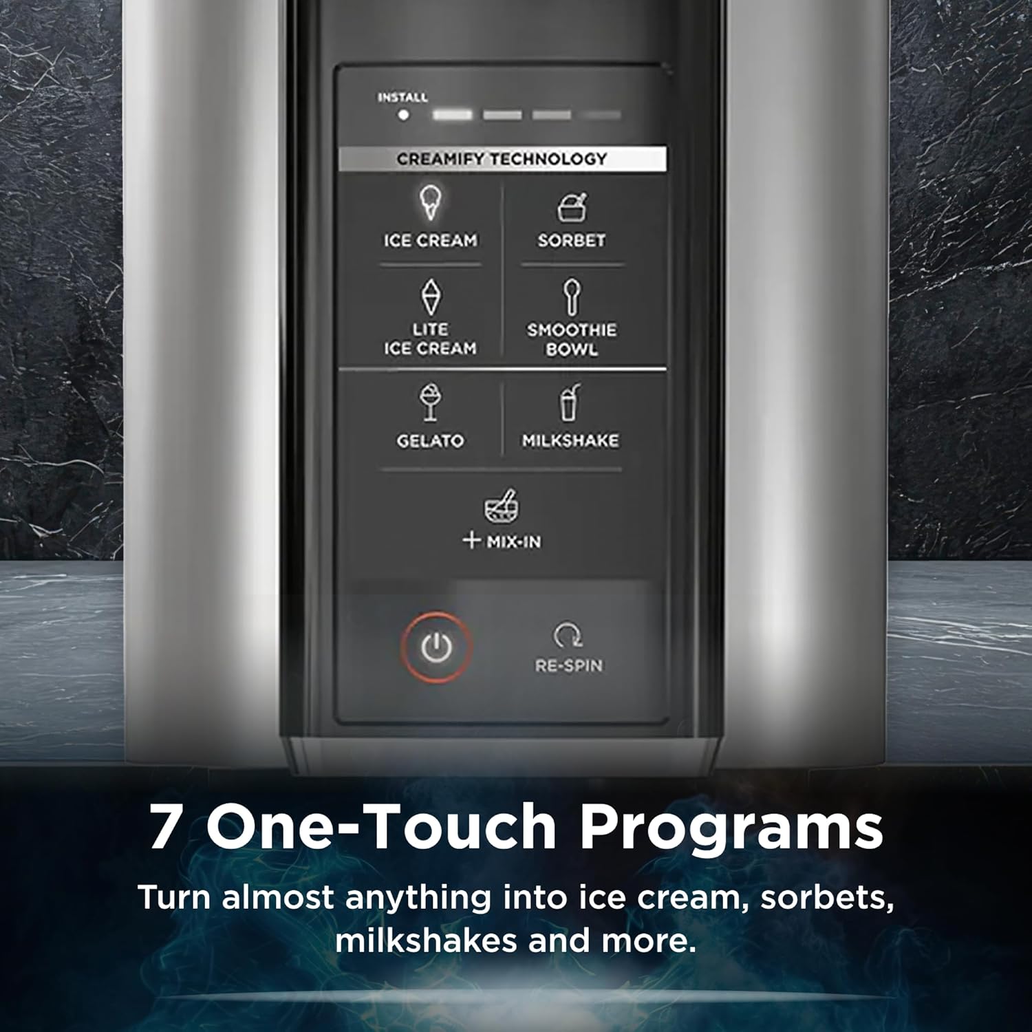 Ninja CREAMi Ice Cream Maker NC300ANZ | Frozen Dessert Machine | Gelato, Sorbet, Milkshake & Frozen Yoghurt Maker | Cloud Silver