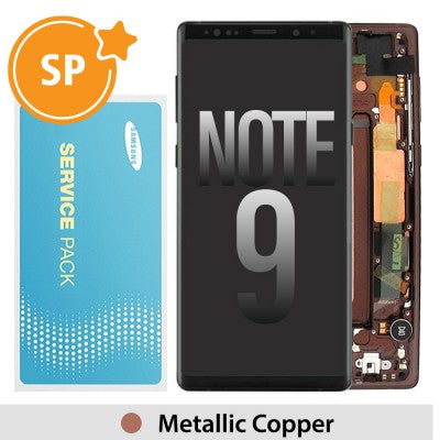 Tecguru-Samsung Galaxy Note 9 N960F OLED Screen Replacement Digitizer GH97-22269A/22270A (Service Pack)-Midnight Black