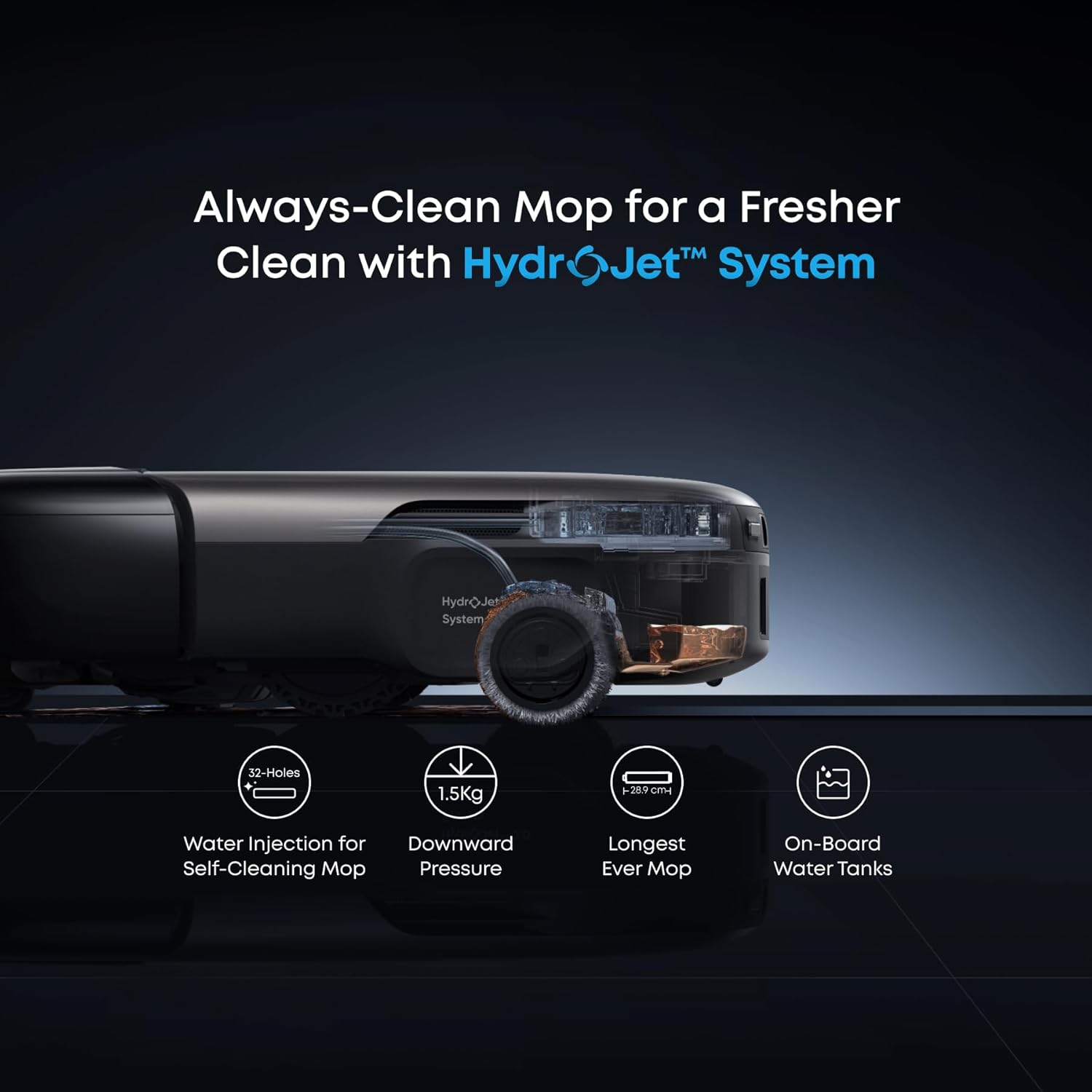 Eufy Robot Vacuum Omni S2 | Self-Emptying Robot Vacuum & Mop | AI Mapping | Auto Clean Station | Smart WiFi Control | Ex-Domo