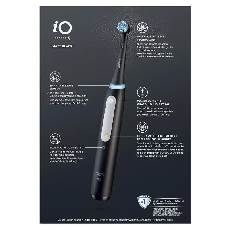 Oral B Power Toothbrush iO 4 Series Black