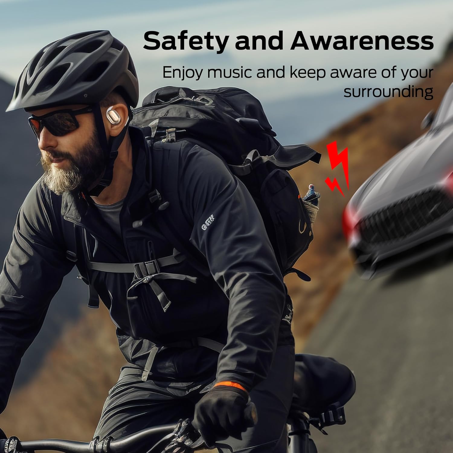 Monster Open Free AC100 Open Ear Headphones, Gold