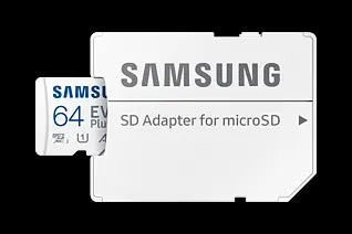 Samsung 64GB Micro SDXC EVO Plus Gen2 Memory Card