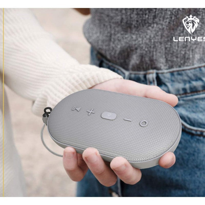 LENYES S802 IPX5 Waterproof Bluetooth Speakers, TWS Full Range Loudspeaker Shockproof & Dust-Proof Multiple Protection, Build-In Lithium Battery