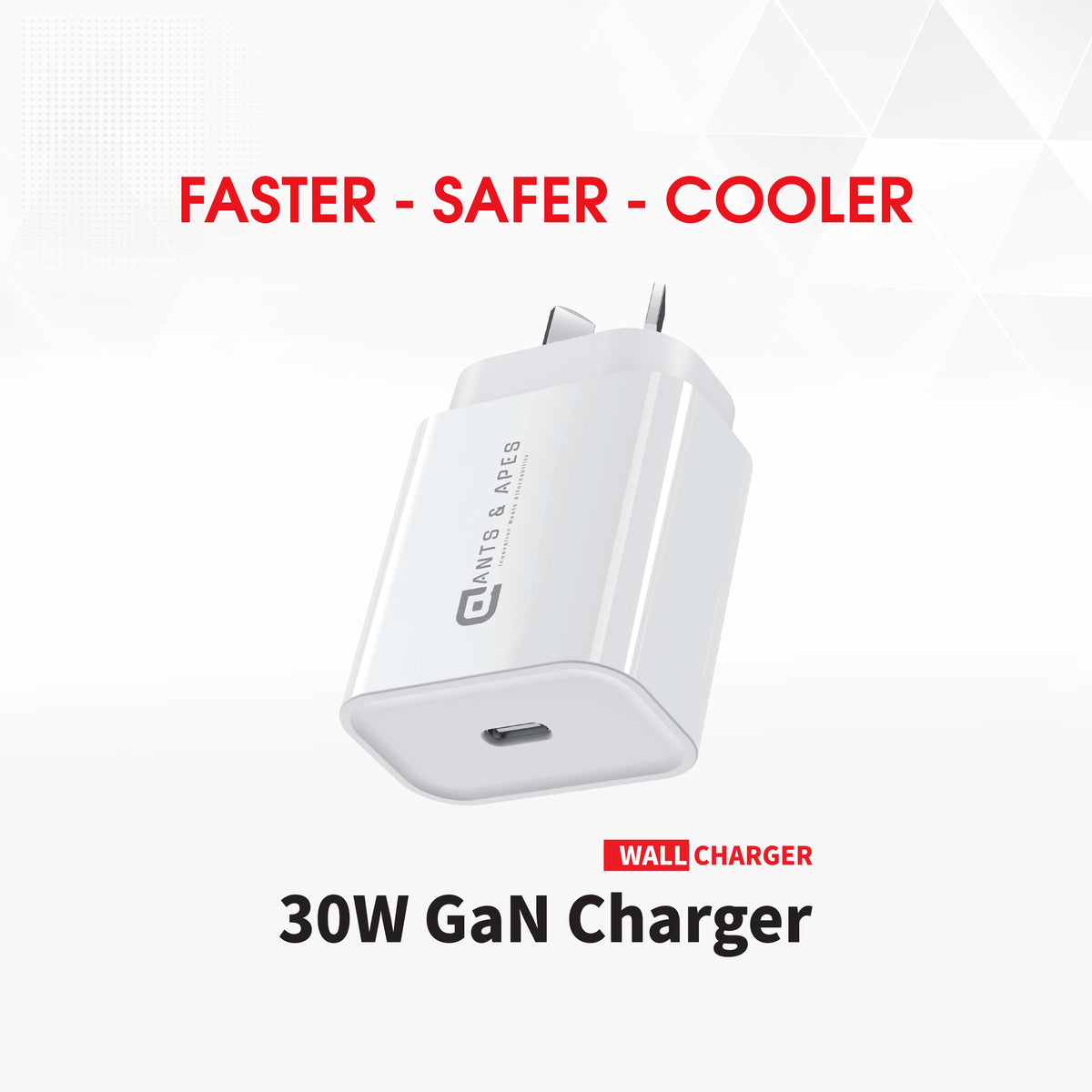 Ants & Apes 30w Pd C Gan Universal Fast Charger Ipad 10 11 12.9 13 Pro Smartphone Ear Buds Speakers iphone 12 13 14 15 16 Pro Max Plus Galaxy s22 23 24 25 Plus Fe Ultra