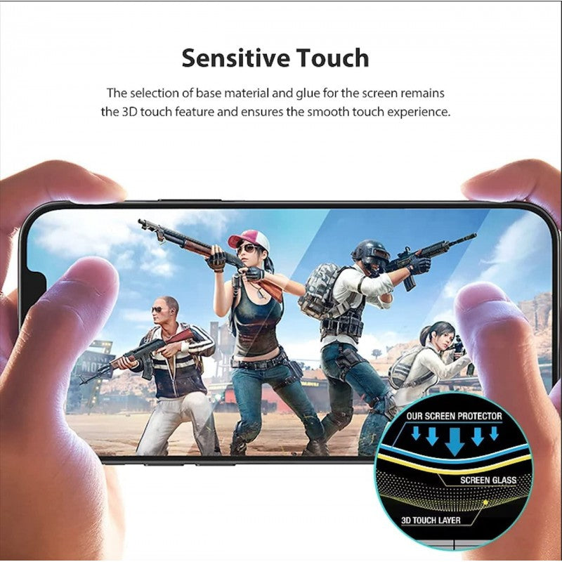 Full Coverage Edge To Edge 9H Screen Protector For IPhone Tempered Glass Film Case Friendly 9H Hardness