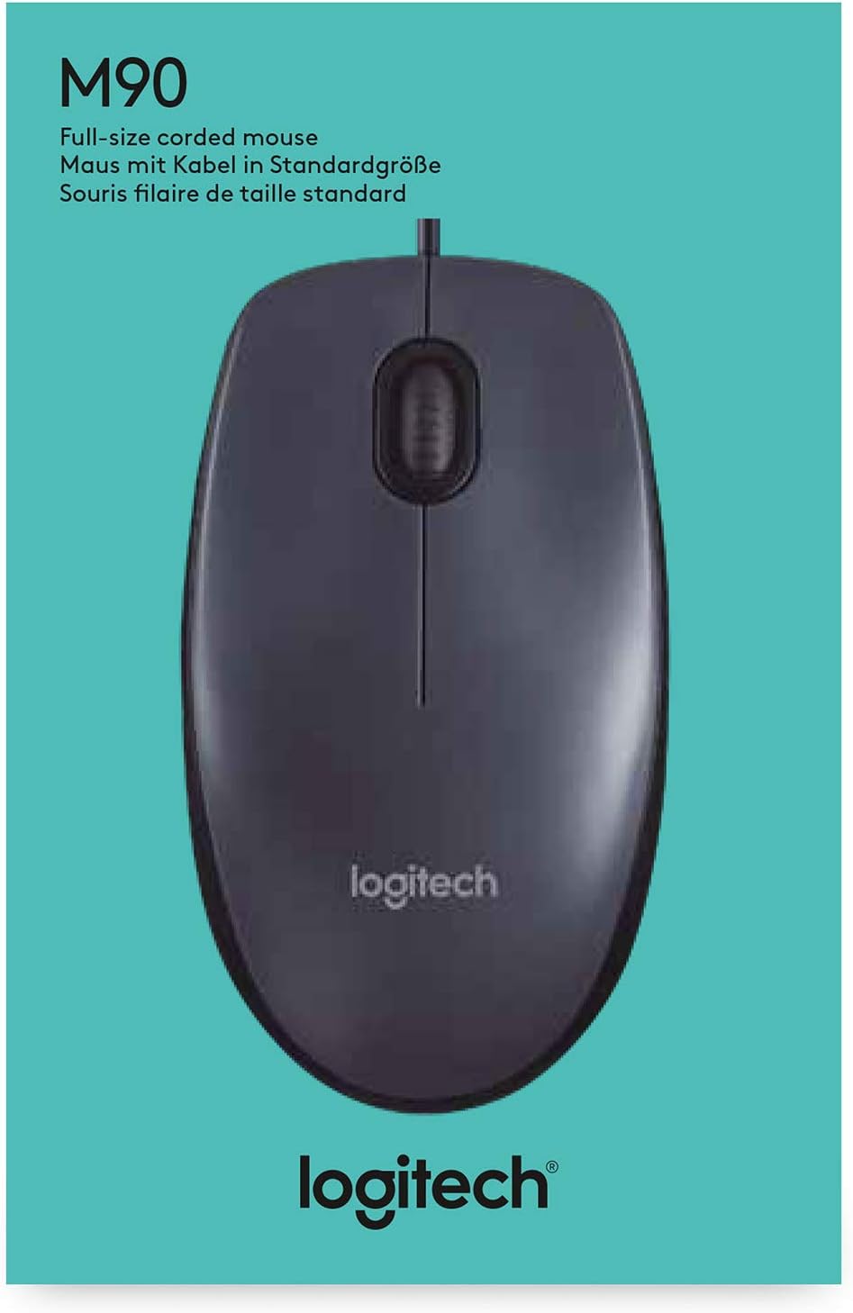 Logitech M90 Optical Wired Mouse
