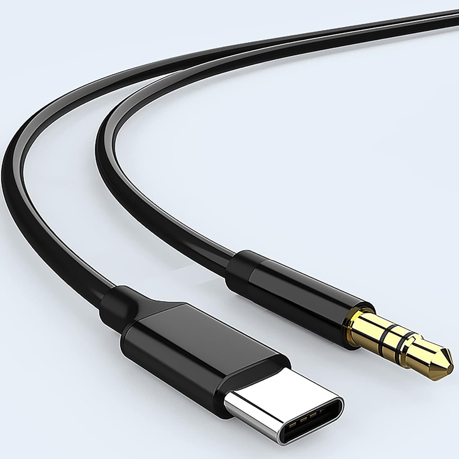 USB C to 3.5mm Aux Cable Male to Male Type C to 3.5mm Stereo Audio Car Aux Cables Headphones Adapter for All Type c Devices