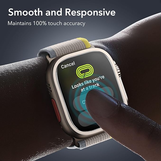 Pbuddy iwatch case Full Cover Screen Protector Smart Watch (2 pack Smart Watch Protector)