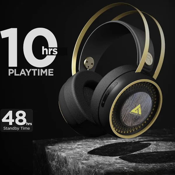 MISDE A8 Gaming Headset With 7.1 Surround Sound Stereo Headphones With LED Light Soft Memory Earmuffs - Black