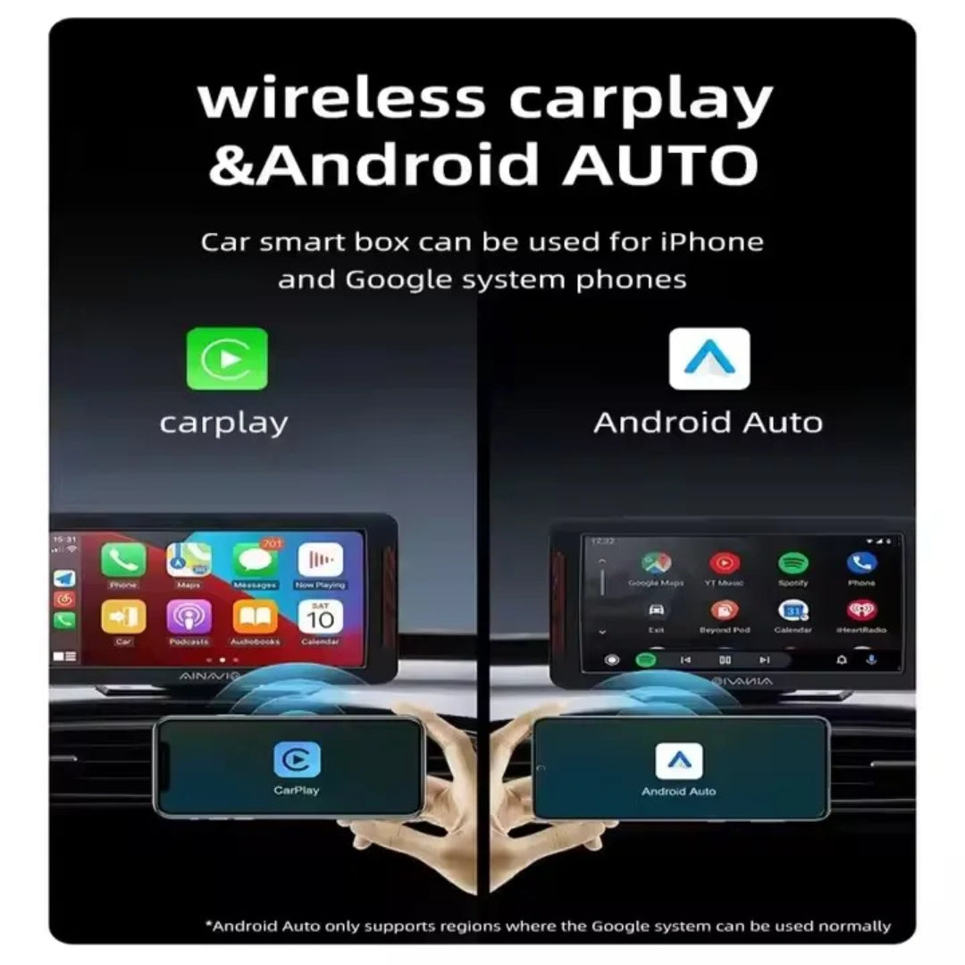 Carplay / Android Auto Adapter OEM ODM Wireless Car Play Ai Box Portable 2 in 1 Dongle Wireless Carplay Wired Wireless