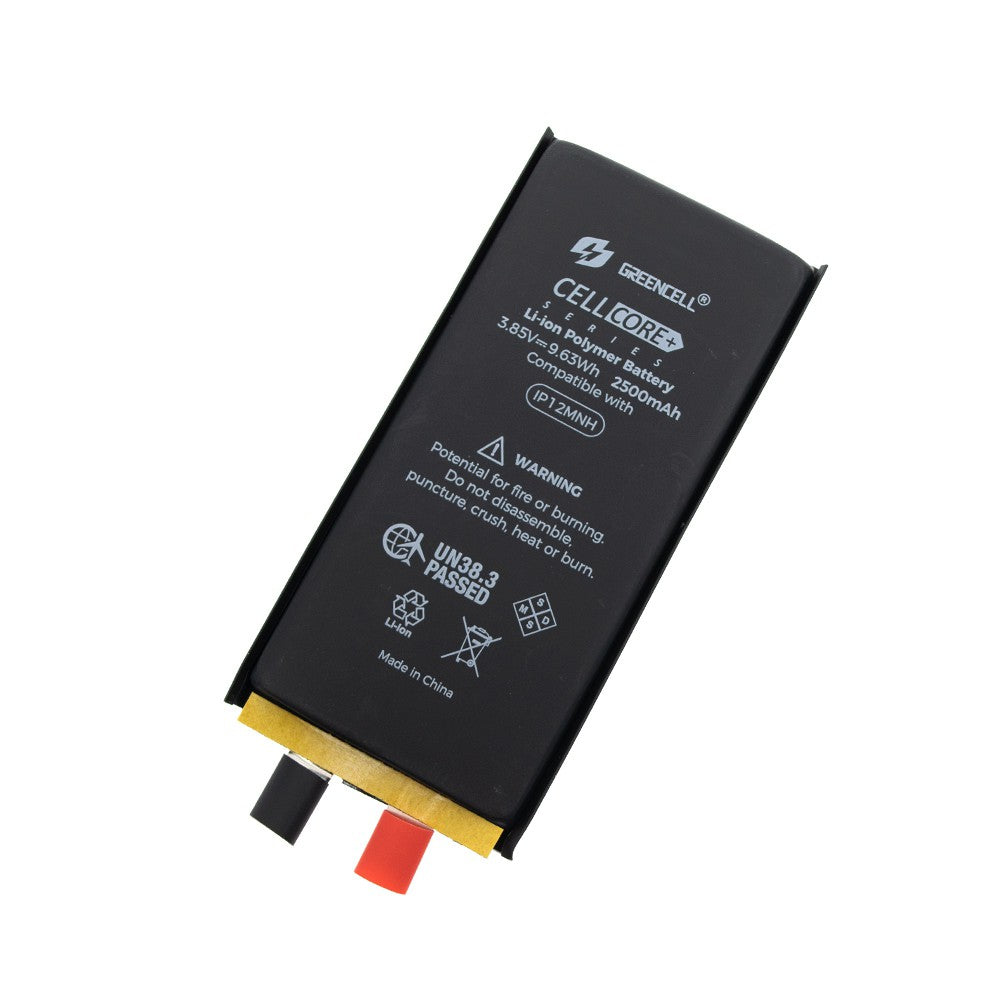 (High Capacity 2500mAh) iPhone 12 Mini Replacement Battery Core with Adhesive Strips (Original Chip Best Quality In The Market)