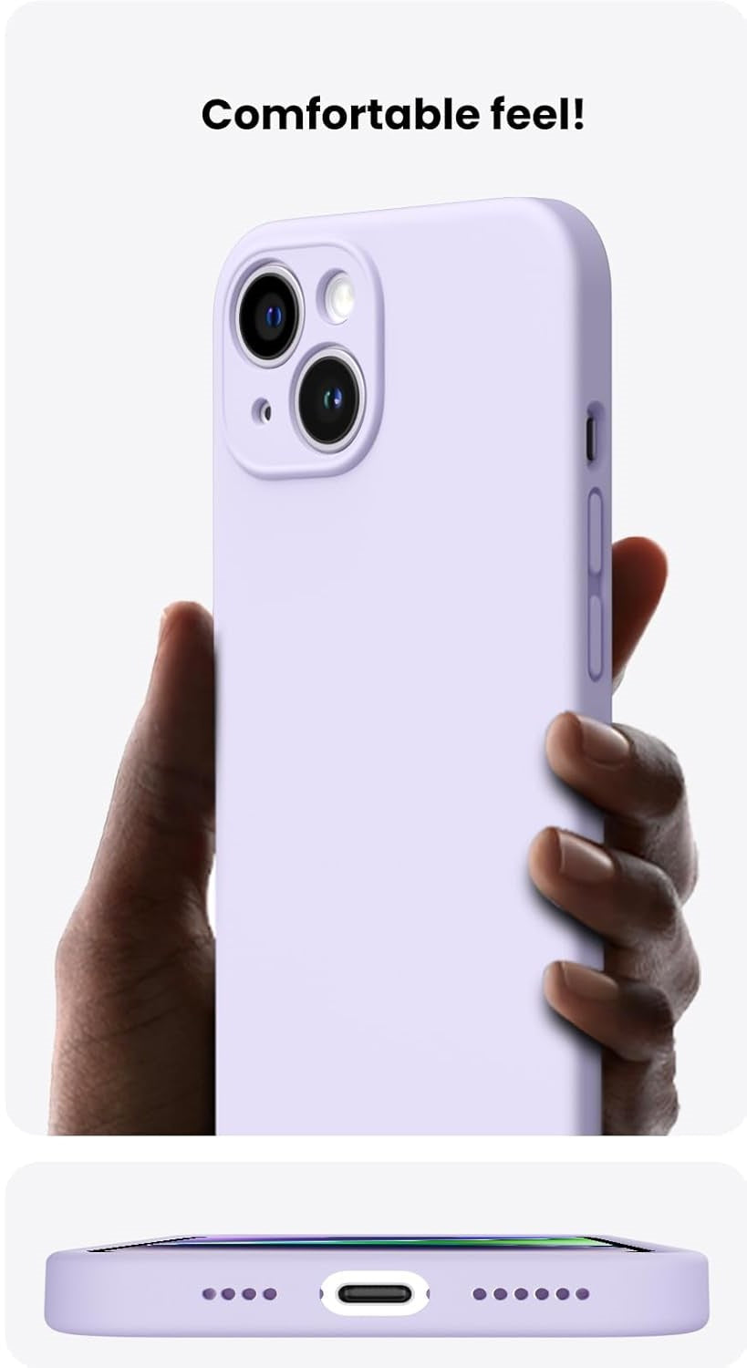 Silicone Gel Rubber Case Full Body Protective Case for IPHONE 15 Plus
