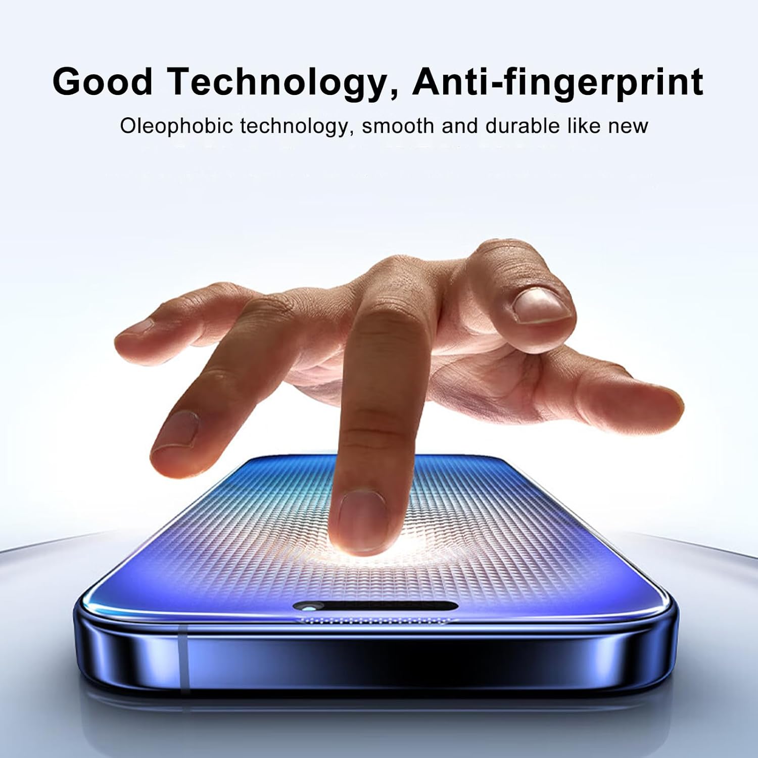 Apple iPhone 14 Pro Max Clear Screen Protector – Case-Friendly, Bubble-Free, No Edge Coverage