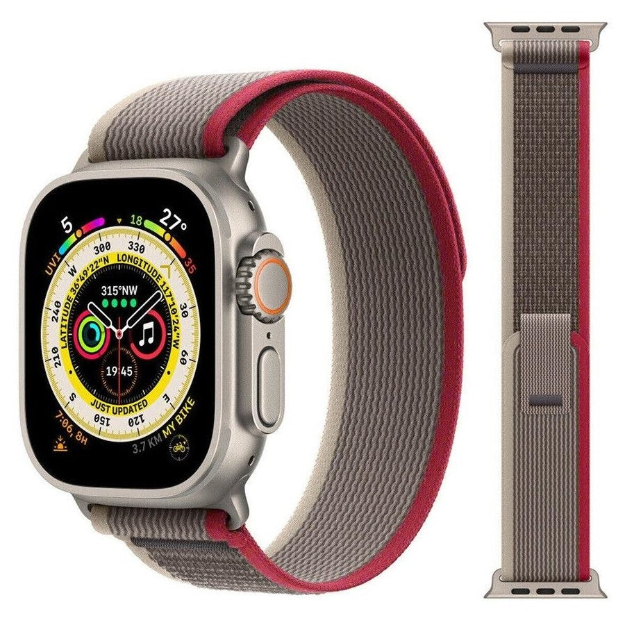 Apple Watch Velcro Band – 49mm / 46mm / 45mm / 44mm / 42mm Adjustable Strap