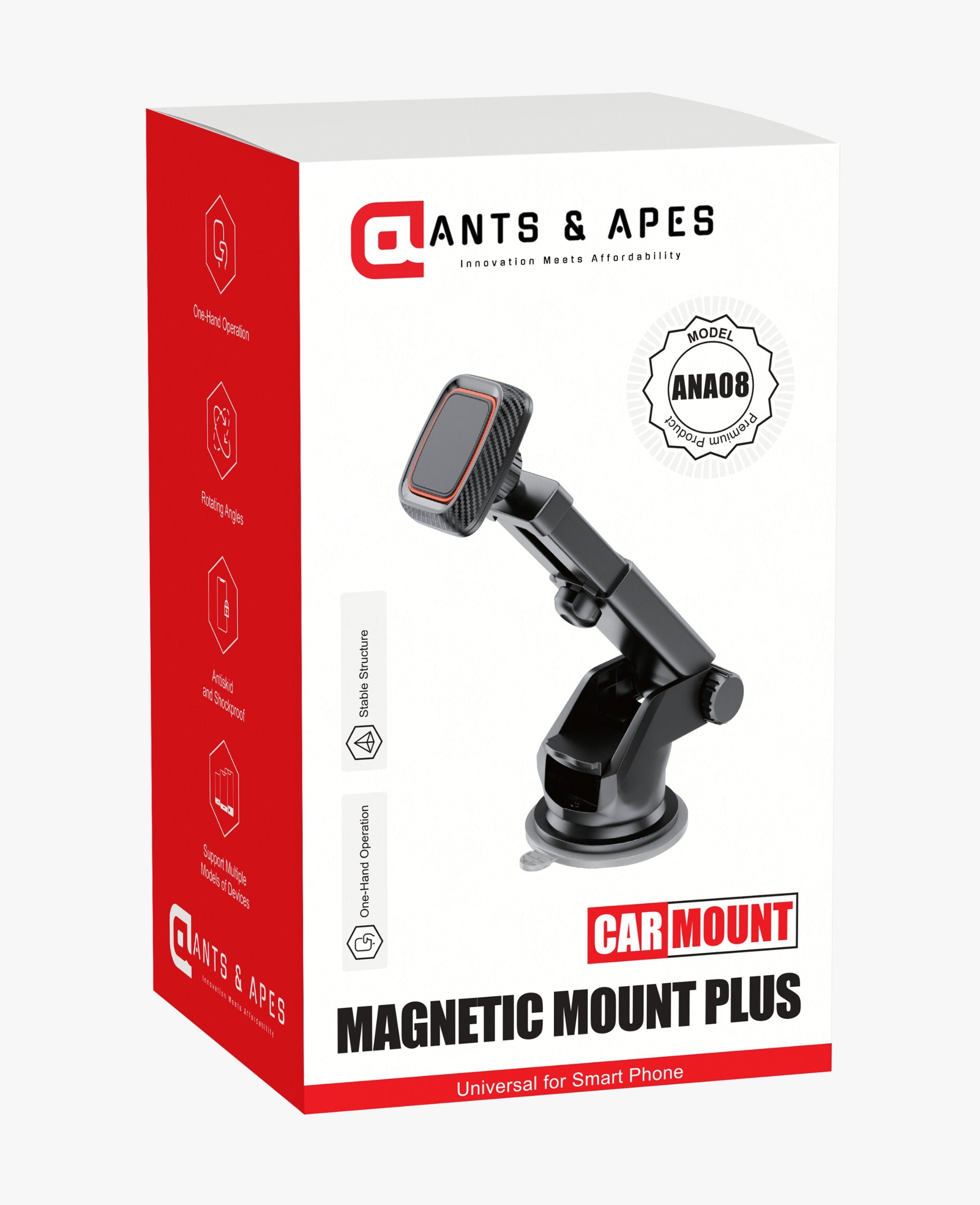 Ants & Ape  Phone Magnetic Mount windscreen Dashboard Cell Phone Holder Rotatable Swing 360 Degree Phone Holder for iPhone x xs 11 12 13 14 15 16 pro max Samsung s20 s21 s22 s23 s24 Fe Plus Ultra