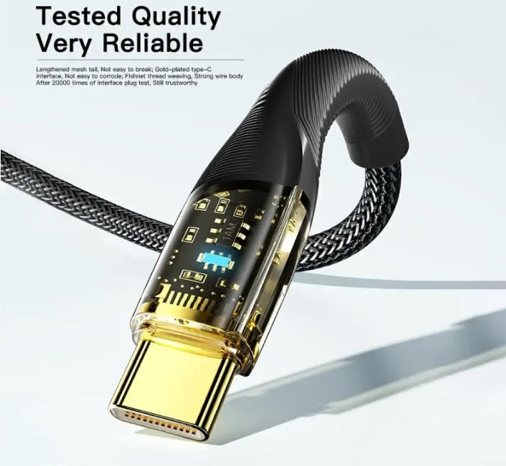 Pbuddy 100W 60W USB C To Type C | Fast Charge Cable - Power Delivery PD Data Cord