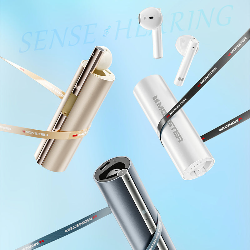 Monster Airmars GT11 MKII TWS 5.3 Wireless Bluetooth Headphones Music Gaming Earphones Sports Noise Reduction Headset With Mic