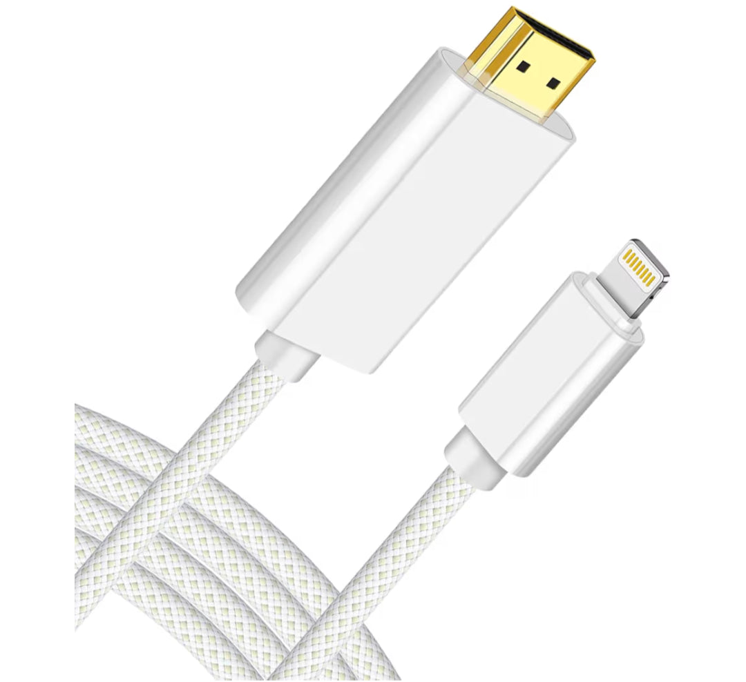 AIRSKY HDMI Cable for iPhone Digital AV Adapter 2k 60hz HD Video Sync Screen Connector