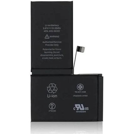 (High Capacity 3100mAh) iPhone X Replacement Battery with Adhesive Strips (Original chip best quality in the market )