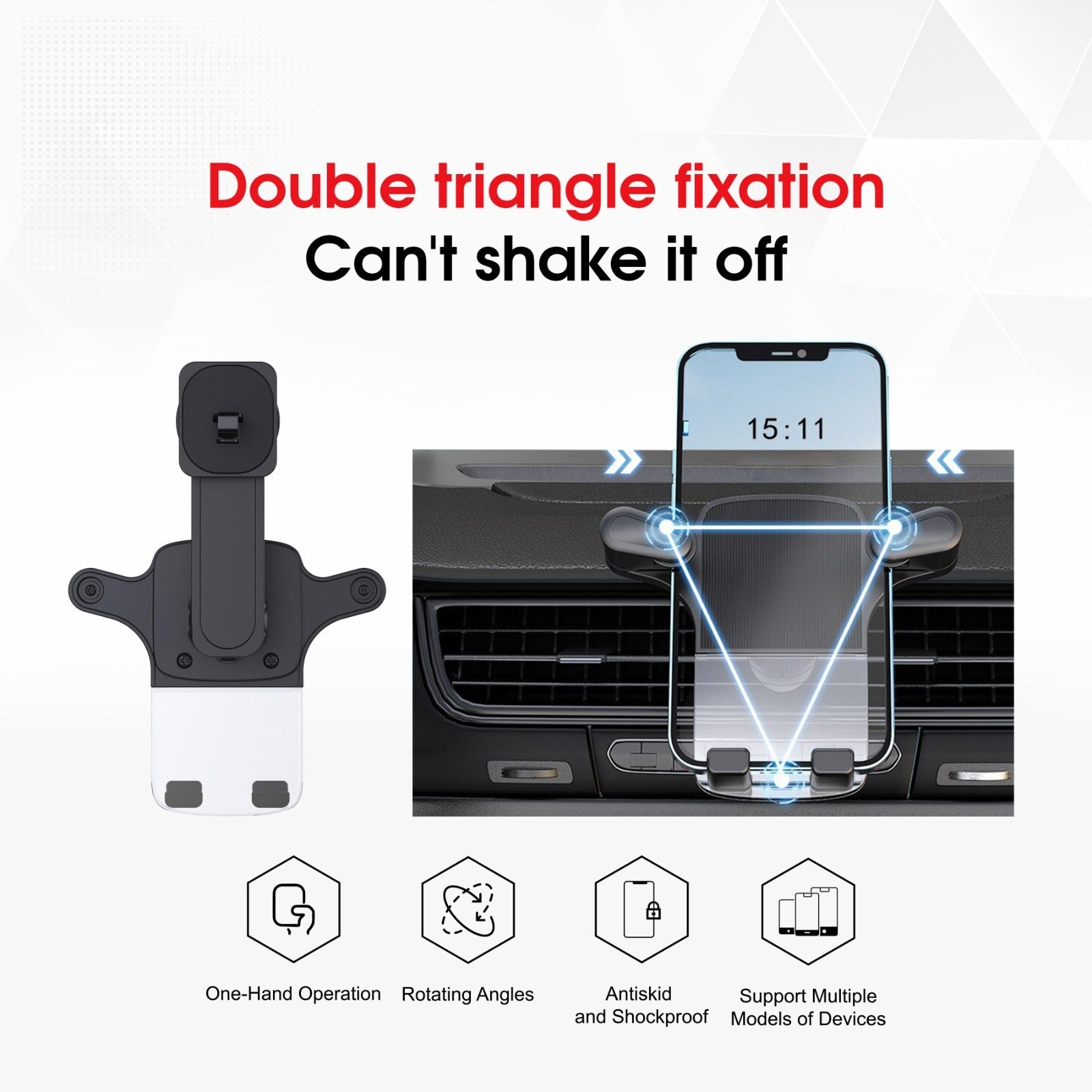 Ants & Apes Car Vent Phone Mount Gravity Cell Phone Holder Rotatable Swing 360 Degree Phone Holder for iPhone x xs 11 12 13 14 15 16 pro max Samsung s20 s21 s22 s23 s24 Fe Plus Ultra