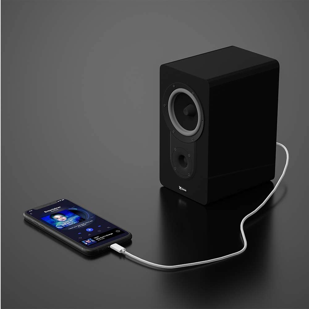 IPhone to 3.5mm Car AUX Stereo Audio Cable, Lightning to 3.5mm Nylon AUX Adapter Compatible with IPhone 14/13 Pro/12/11/XS/XR/X 8 7/iPad to Home Stereo/Speaker/Headphone