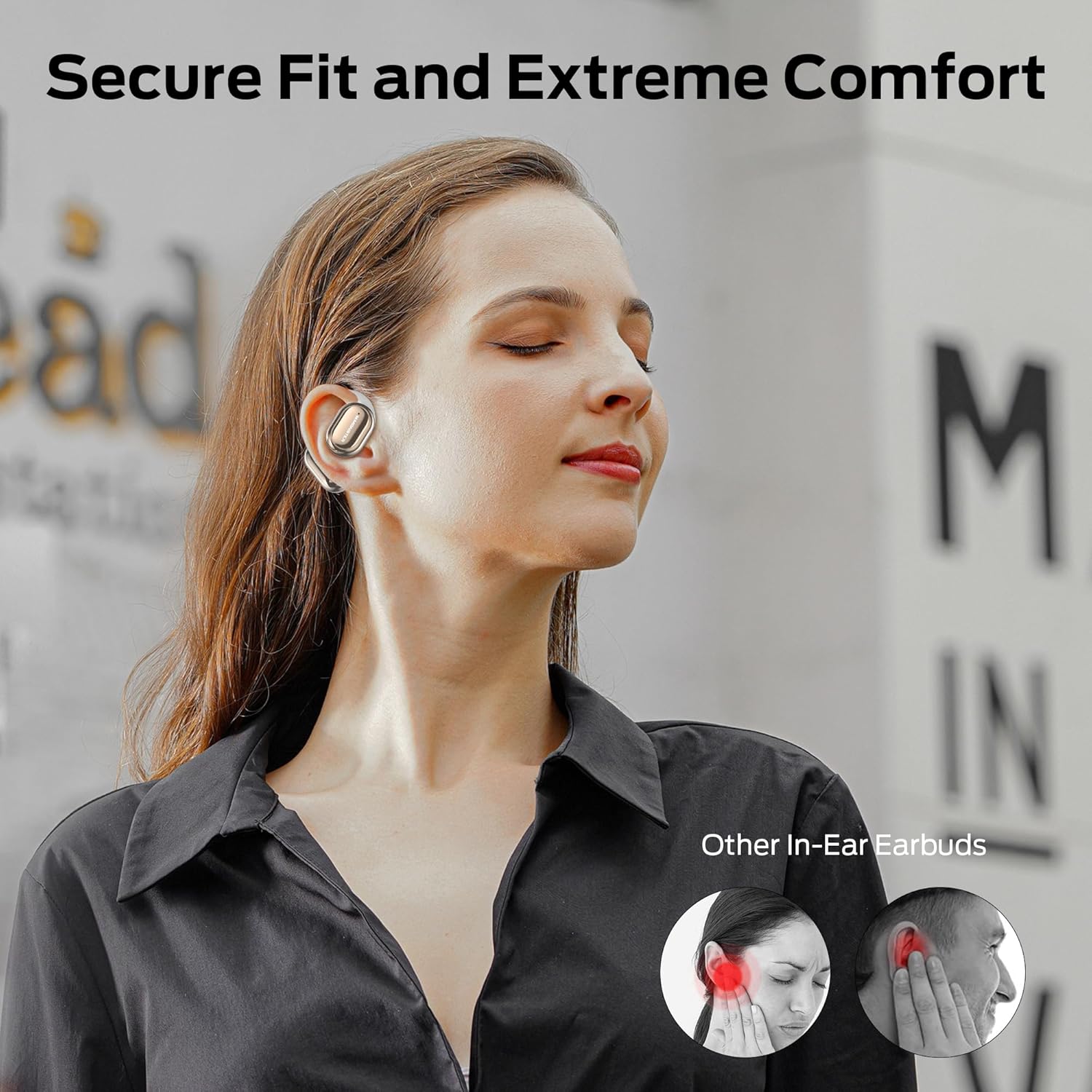 Monster Open Free AC100 Open Ear Headphones, Gold