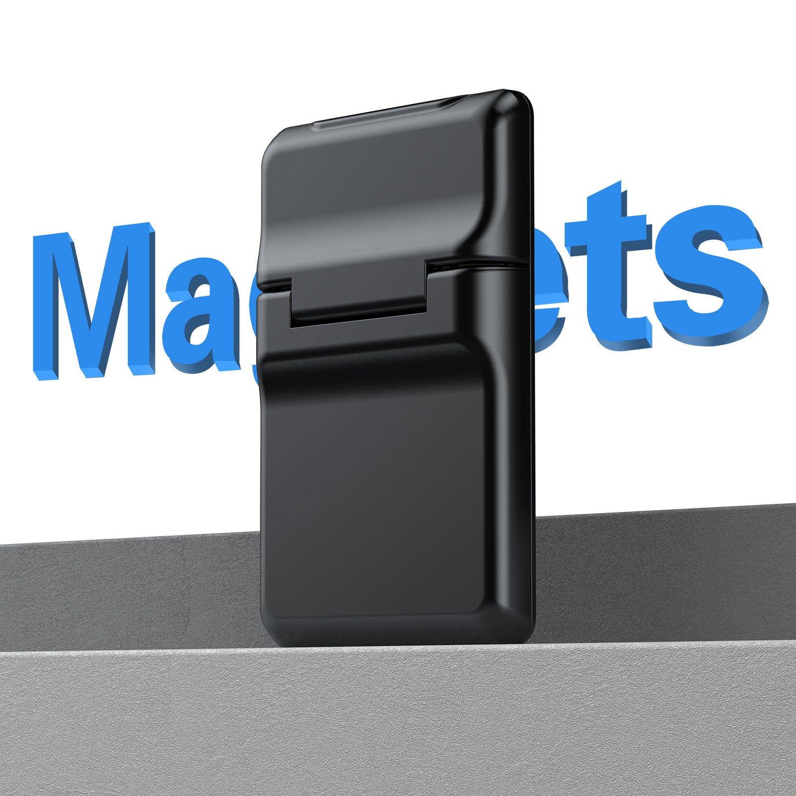 MagSafe Detachable Wallet with Adjustable Stand - Black