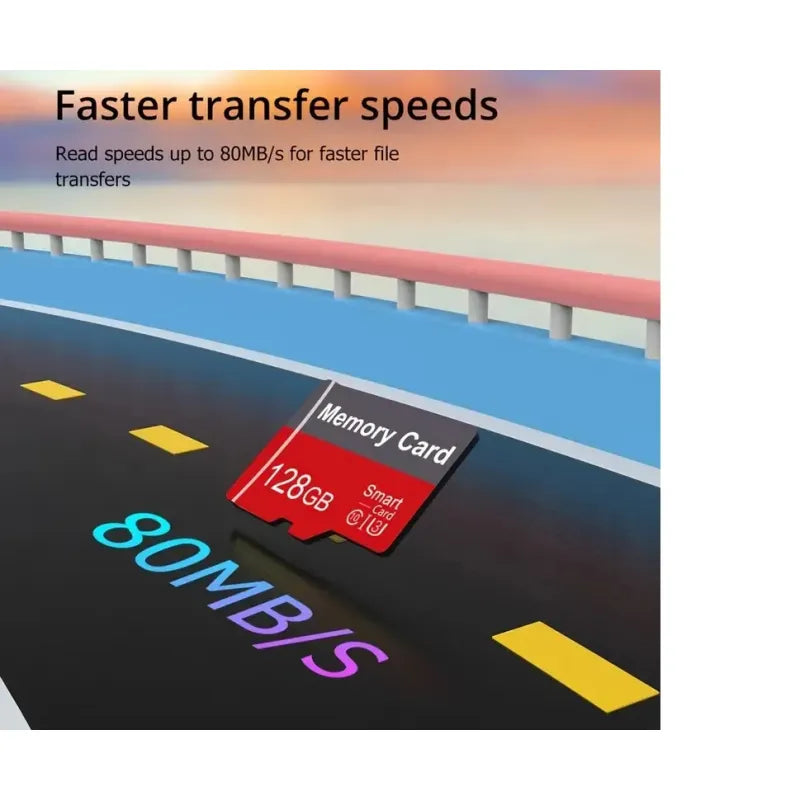 Pbuddy Micro SD Card 1TB 128GB 64GB SDXC U3 Class 10 TF Card Mobile Phone Tablet Dash Camera Lot Condition