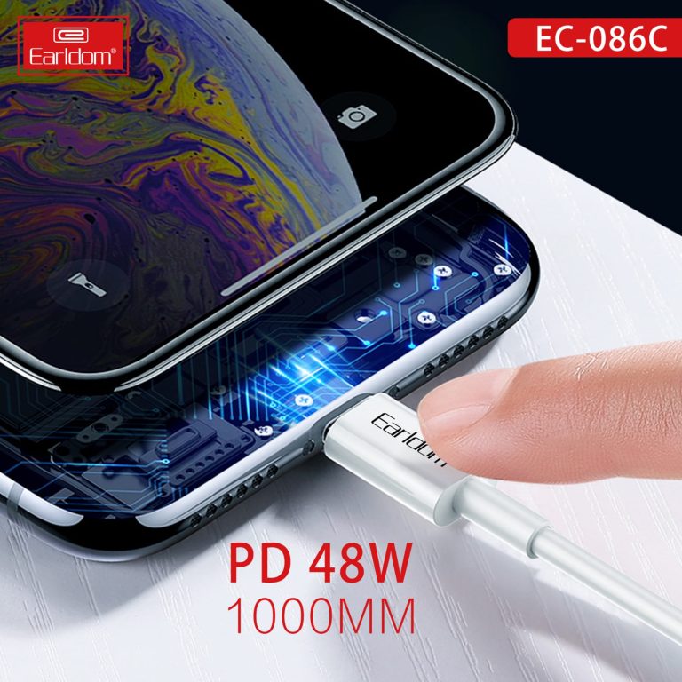 Earldom® EC086C TYPE-C to TYPE-C Cable (White)