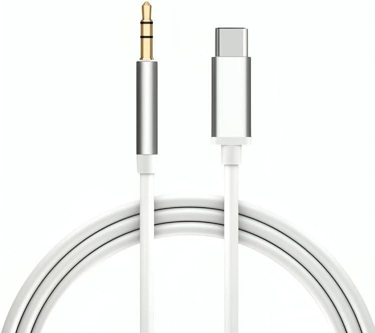 USB C to 3.5mm Aux Cable Male to Male Type C to 3.5mm Stereo Audio Car Aux Cables Headphones Adapter for All Type c Devices