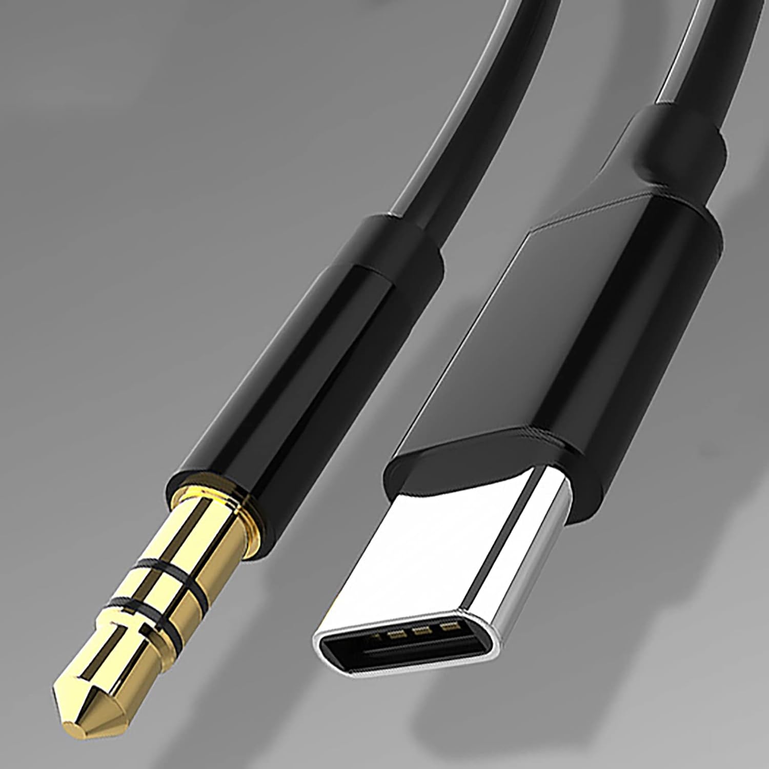 USB C to 3.5mm Aux Cable Male to Male Type C to 3.5mm Stereo Audio Car Aux Cables Headphones Adapter for All Type c Devices