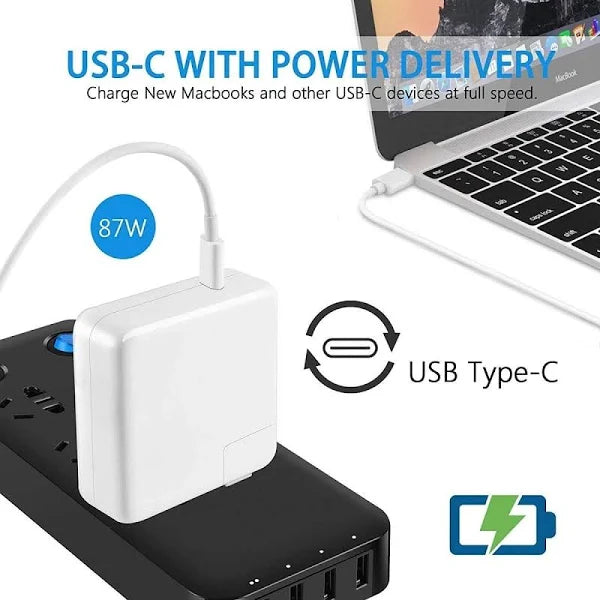 Macbook charger USB C 87W adapter