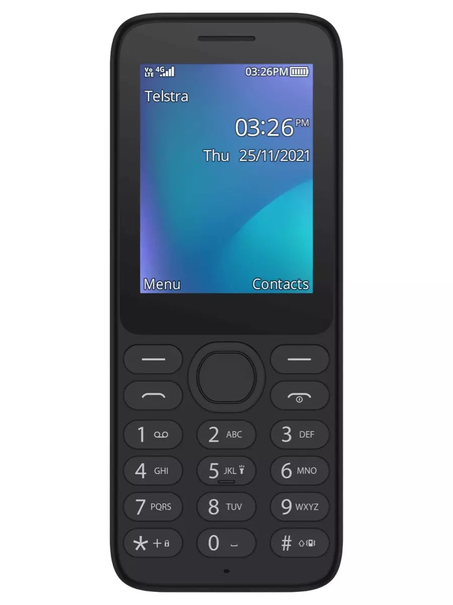 TELSTRA LITE 3 4G 4GX VoLTE PREPAID CHEAP SENIORS BLUE TICK PUSH BUTTON MOBILE