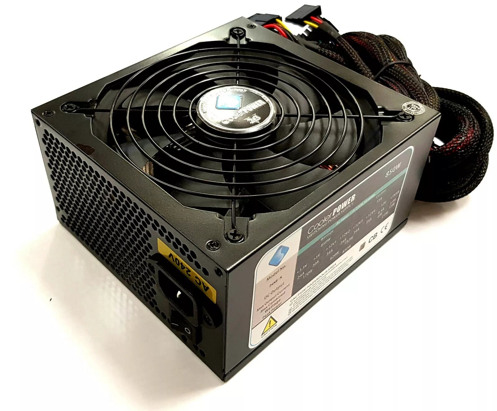 Cooler EXTREME GX850 850W ATX Power Supply - High Efficiency Silent Fan PSU