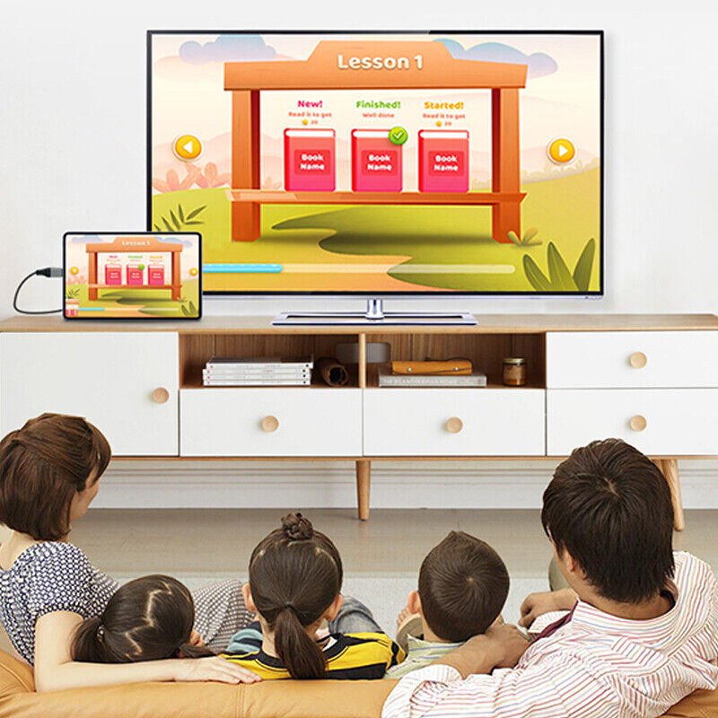 Pbuddy USB-C Type C to HDMI Cable AV TV Adapter USB 3.1 Plug And Play 4K HD Video 2M