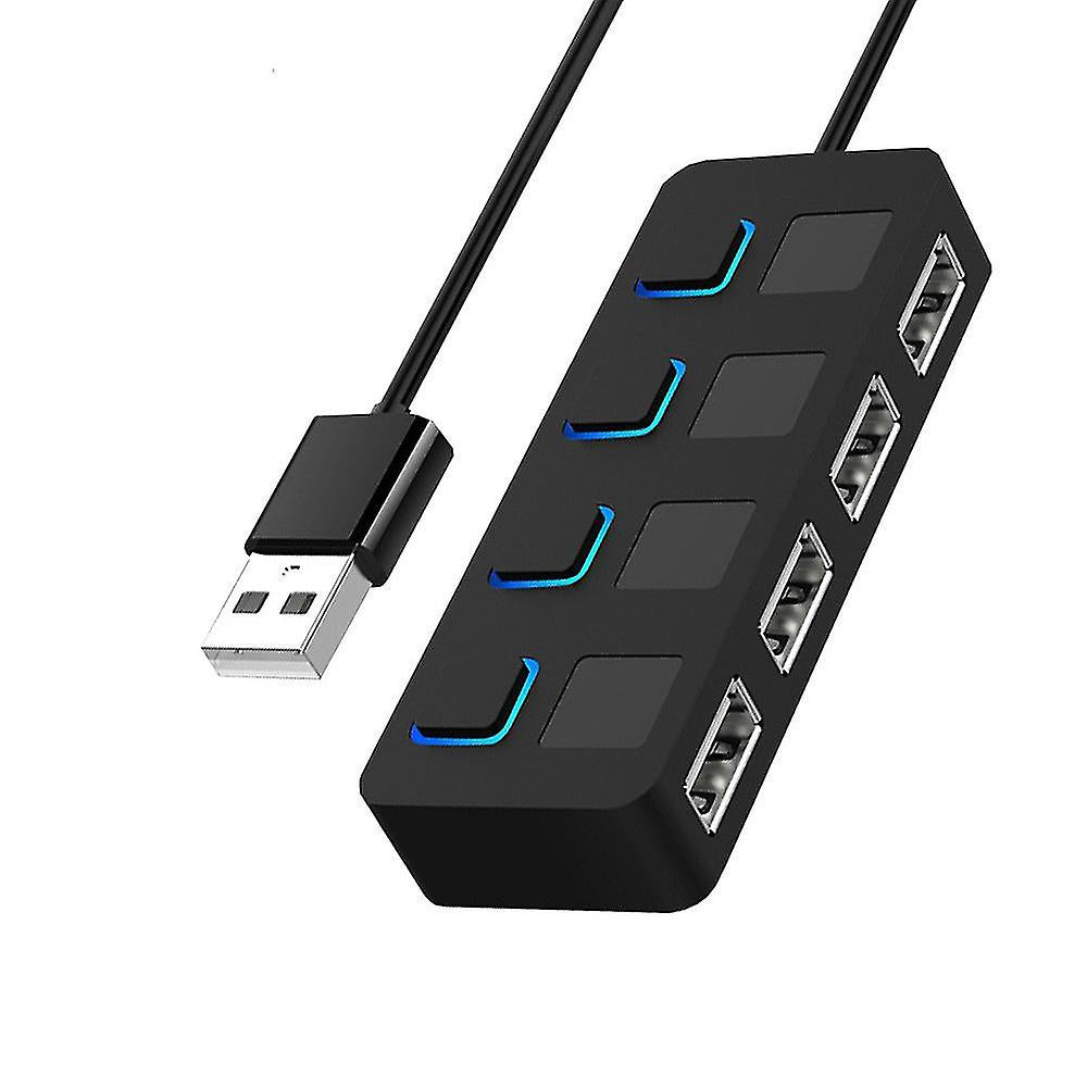Pbuddy 4 Port USB-A Hub with Physical Security On/Off Switches – Tecguru