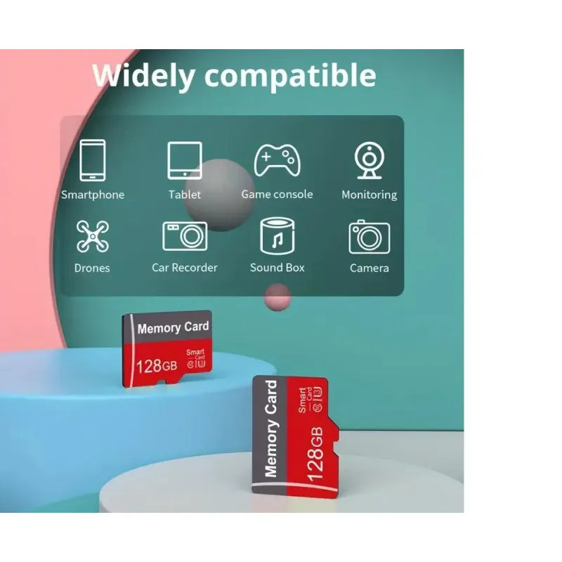 Pbuddy Micro SD Card 1TB 128GB 64GB SDXC U3 Class 10 TF Card Mobile Phone Tablet Dash Camera Lot Condition