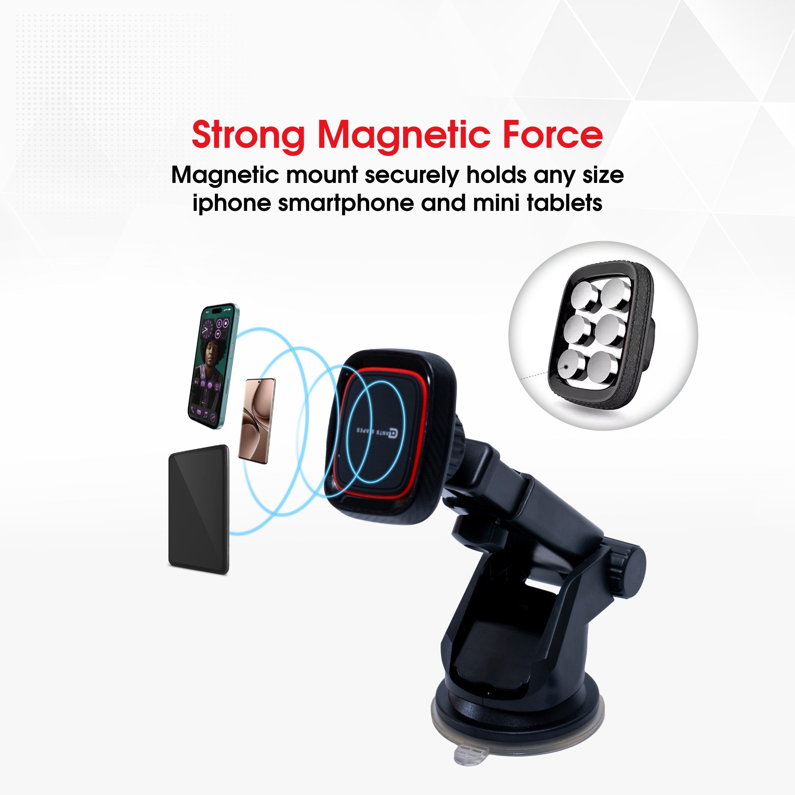 Ants & Ape  Phone Magnetic Mount windscreen Dashboard Cell Phone Holder Rotatable Swing 360 Degree Phone Holder for iPhone x xs 11 12 13 14 15 16 pro max Samsung s20 s21 s22 s23 s24 Fe Plus Ultra